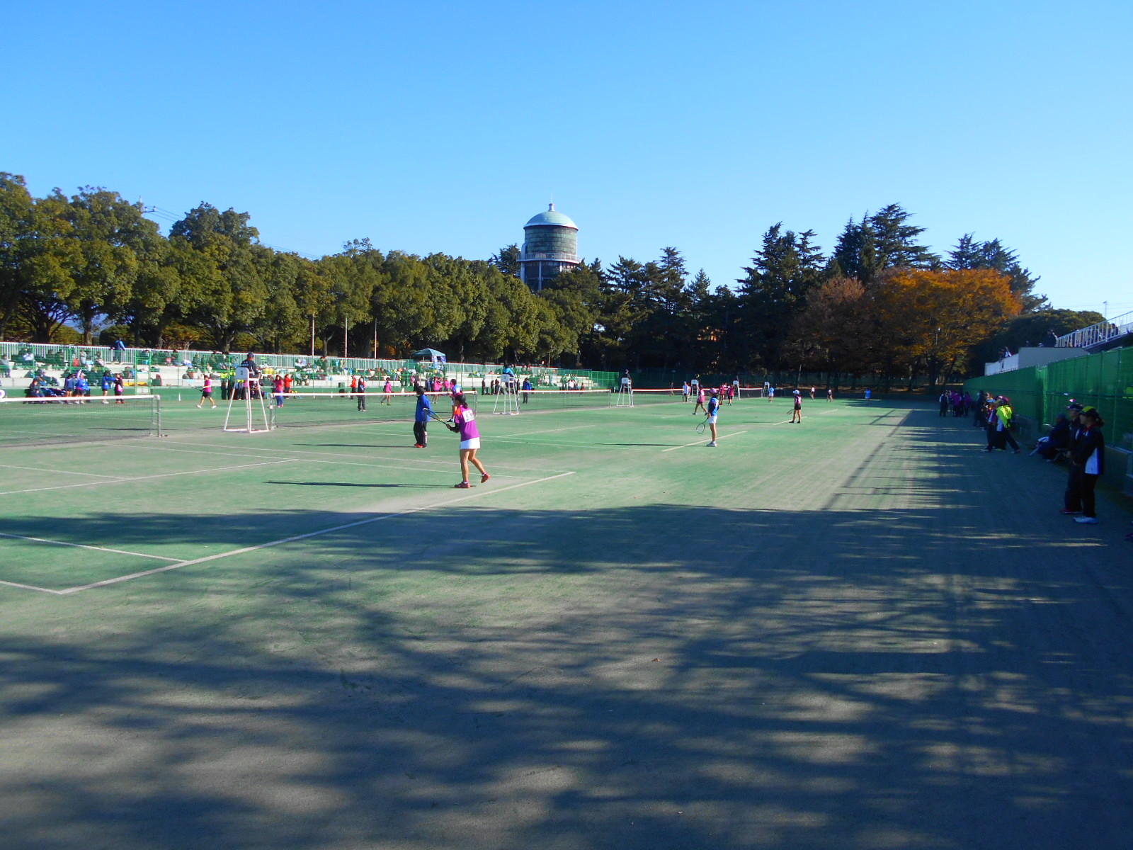 群馬県立敷島公園テニスコートでの各種テニス大会の実施